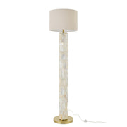 Vloerlamp Wit Shell 47 cm 47x47x156.2 cm-Vloerlampen-J-Line