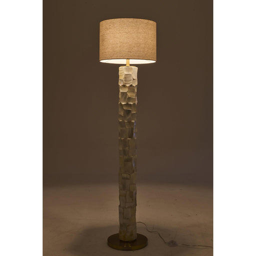 Vloerlamp Wit Shell 47 cm-Vloerlampen-J-Line