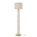 Vloerlamp Wit Shell 47 cm-Vloerlampen-J-Line