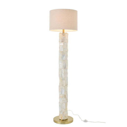 Vloerlamp Wit Shell 47 cm-Vloerlampen-J-Line