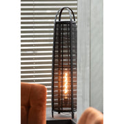 Vloerlamp Zwart Bamboe 26 cm 26x26x100 cm-Vloerlampen-J-Line