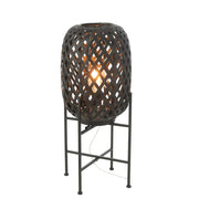 Vloerlamp Zwart Bamboe 32 cm 32x32x70 cm-Vloerlampen-J-Line
