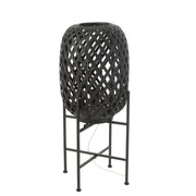 Vloerlamp Zwart Bamboe 32 cm 32x32x70 cm-Vloerlampen-J-Line