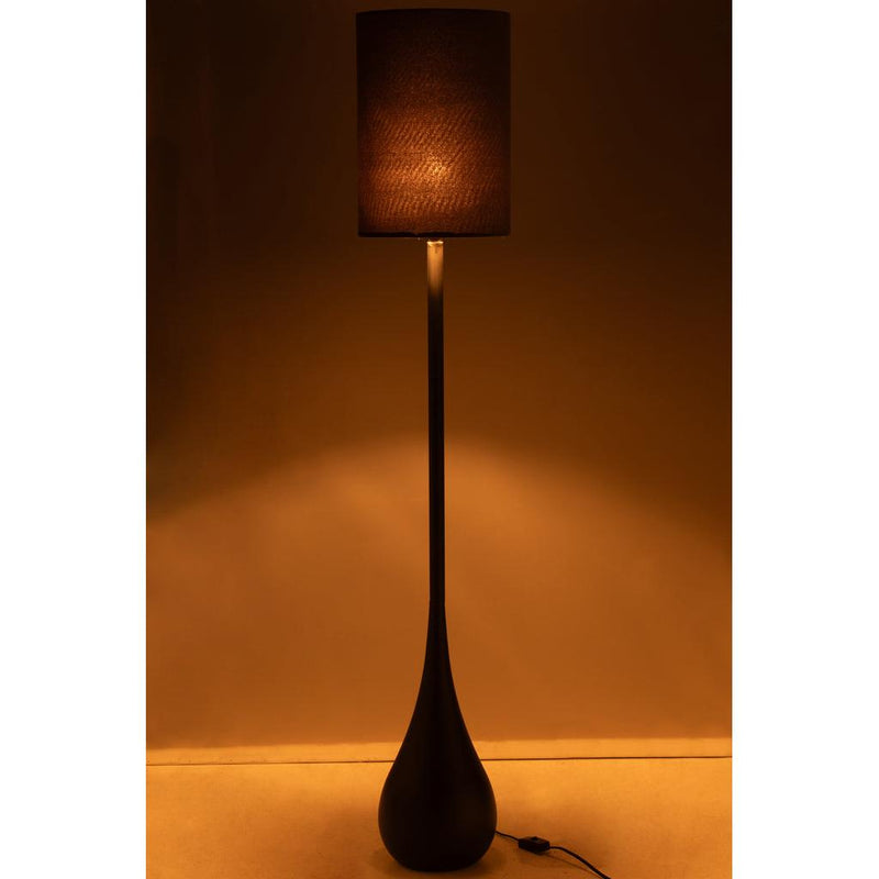 Vloerlamp Zwart Cloth L 25 cm 25x25x130 cm-Vloerlampen-J-Line