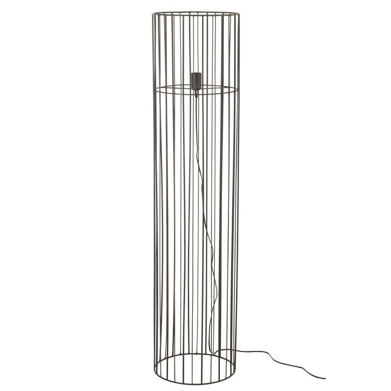 Vloerlamp Zwart Electrical part Rond 14 cm 13.75x13.75x59 cm-Vloerlampen-J-Line
