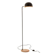 Vloerlamp Zwart Hout 26 cm 26x26x130 cm-Vloerlampen-J-Line