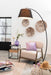 Vloerlamp Zwart Ijzer 56 cm-Vloerlampen-J-Line