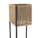 Vloerlamp Zwart ijzer Vierkant 32 cm 31.5x32x133.5 cm-Vloerlampen-J-Line