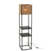 Vloerlamp Zwart ijzer Vierkant 32 cm 31.5x32x133.5 cm-Vloerlampen-J-Line