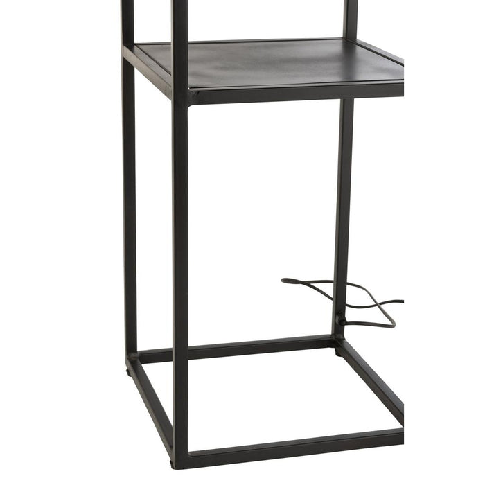 Vloerlamp Zwart Ijzer Vierkant 32 cm-Vloerlampen-J-Line