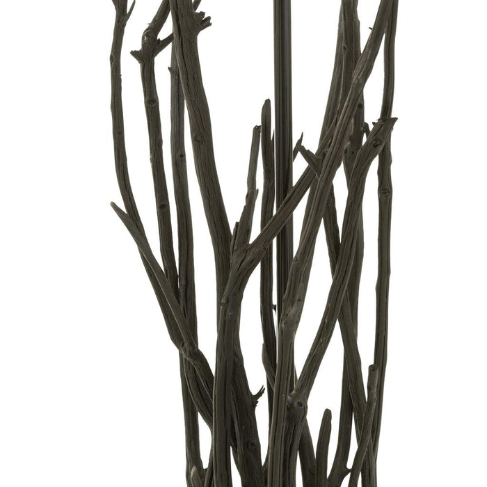 Vloerlamp Zwart Linnen 26 cm 26x26x170 cm-Opbergkasten-J-Line