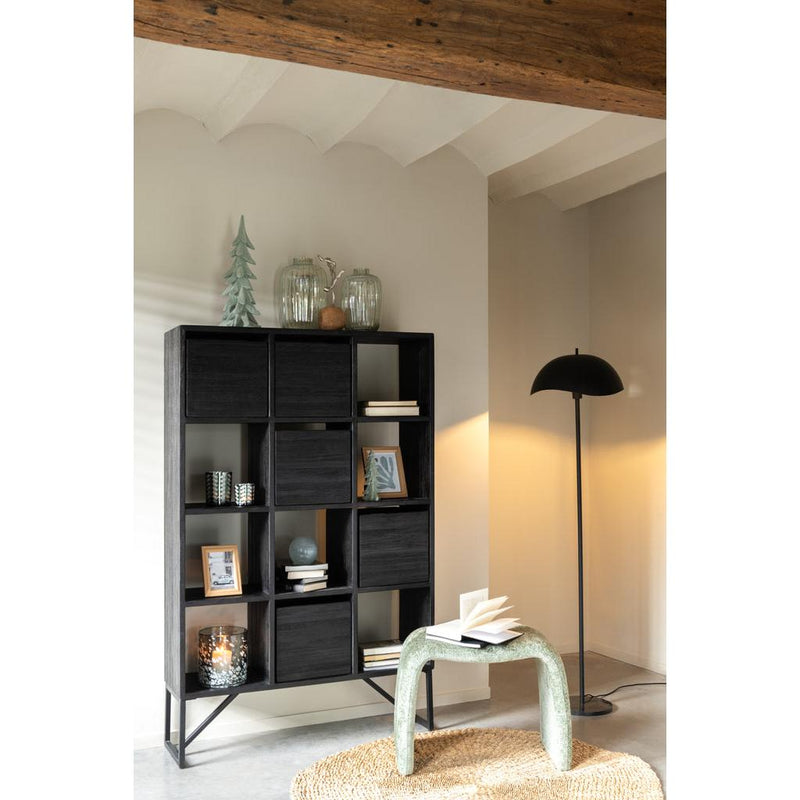 Vloerlamp Zwart Marmer 30 cm 30x30x150 cm-Vloerlampen-J-Line