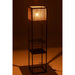 Vloerlamp Zwart ijzer Vierkant 32 cm 31.5x32x133.5 cm-Vloerlampen-J-Line