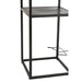 Vloerlamp Zwart ijzer Vierkant 32 cm 31.5x32x133.5 cm-Vloerlampen-J-Line