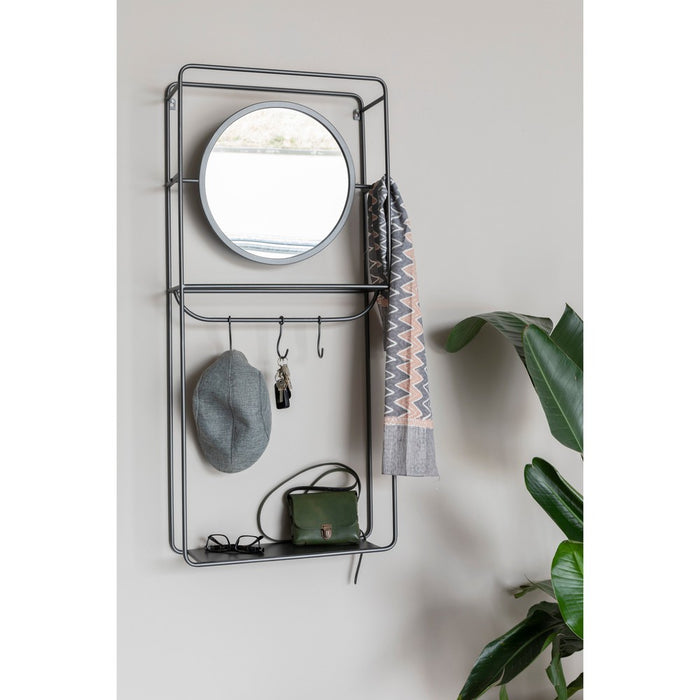 Wall Rack Mirror Duco-Wanddecoratie-Creating Home