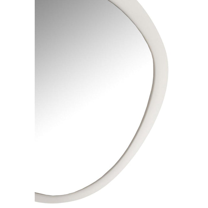 Wall Spiegel Rond Metaal/Glas Wit S-Spiegels-J-Line