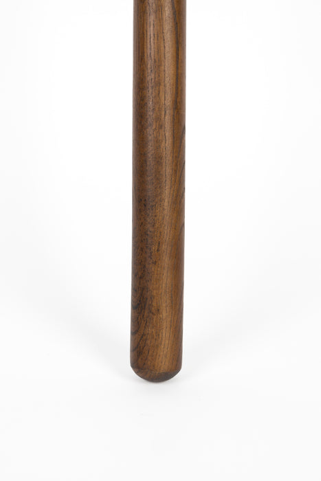 Wanddecoratie Ladder Jhon Oak hout Bruin 3.5x52 cm