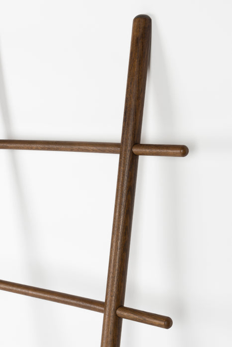 Wanddecoratie Ladder Jhon Oak hout Bruin 3.5x52 cm-Wanddecoratie-Creating Home