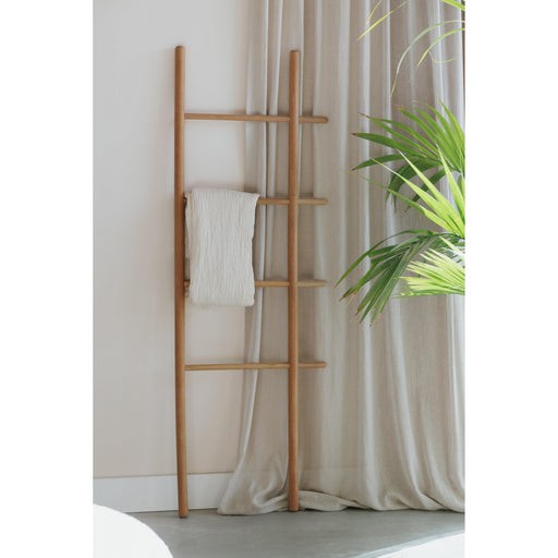 Wanddecoratie Ladder Jhon Oak hout Naturel 3.6x52 cm-Wanddecoratie-Creating Home