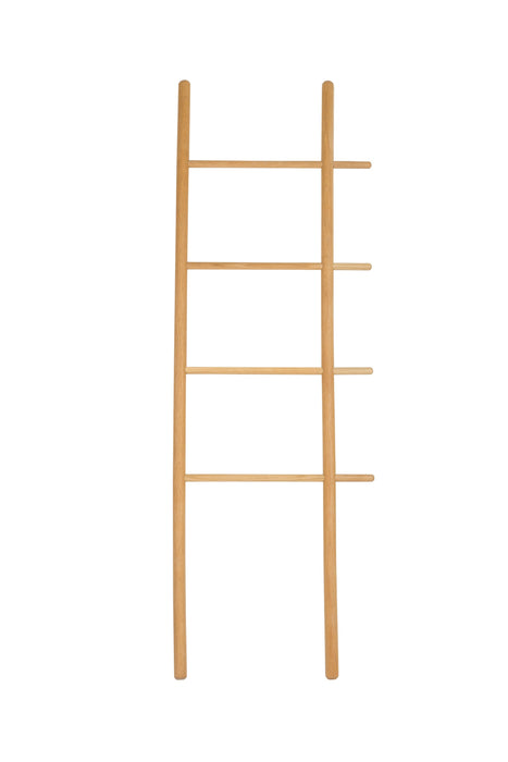 Wanddecoratie Ladder Jhon Oak hout Naturel 3.6x52 cm