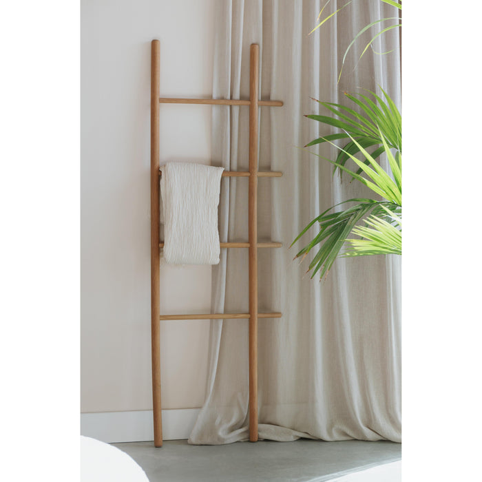 Wanddecoratie Ladder Jhon Oak hout Naturel 3.6x52 cm-Wanddecoratie-Creating Home