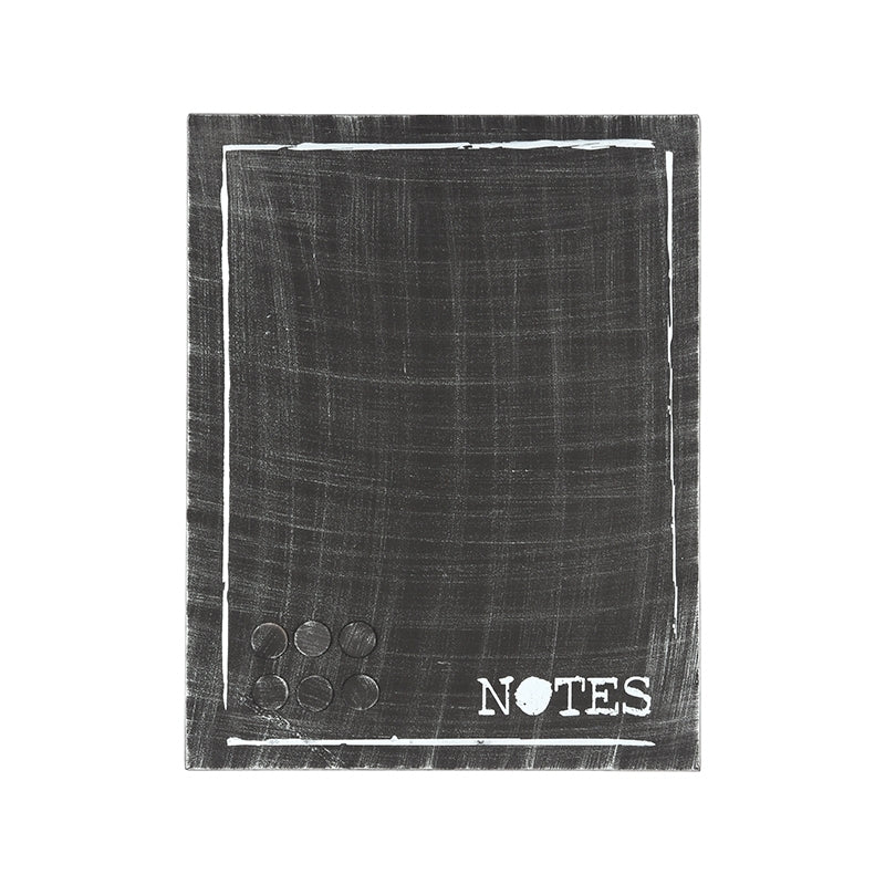 Wanddecoratie Memobord Antiek Zwart Metaal - 36x3x46 cm-Wanddecoratie-LABEL51