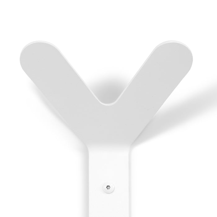 Wandhaak FRONDO Hook Staal Wit 16x8.5x37.5cm Spinder Design-Muurhaken-Spinder
