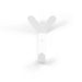 Wandhaak FRONDO Hook Staal Wit 16x8.5x37.5cm Spinder Design-Muurhaken-Spinder