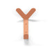 Wandhaak FRONDO Staal Clay Terra 16x8.5x37.5cm Spinder Design-Kapstokken-Spinder
