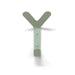 Wandhaak FRONDO Staal Dusty Green 16x8.5x37.5cm Spinder Design-Kapstokken-Spinder