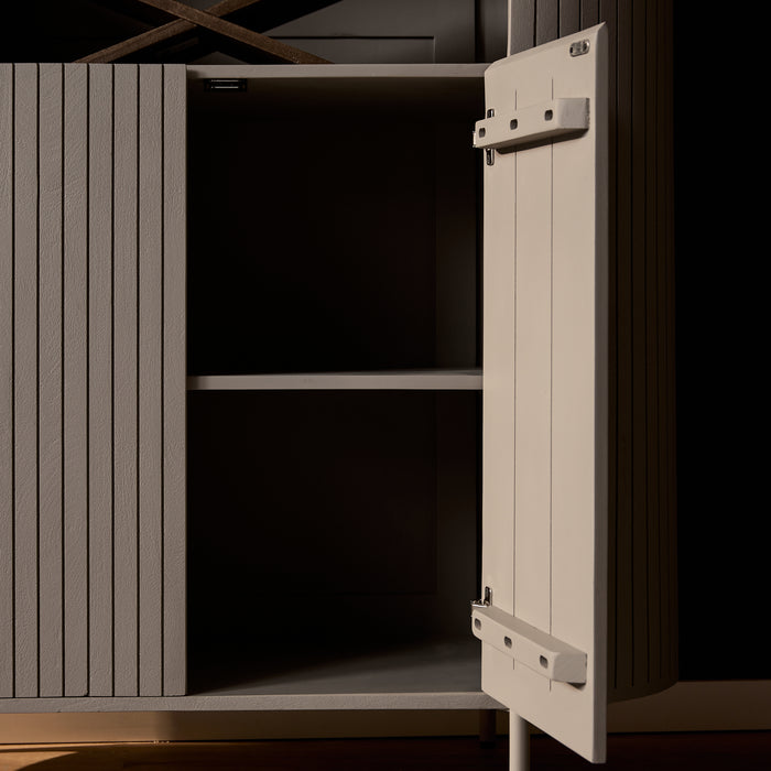 Wandkast Solana - 115 cm - Taupe-Opbergkasten-Starfurn