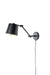 Wandlamp Fijne Er Iron Zwart 52.5x16x21 cm-Wandlampen-Creating Home