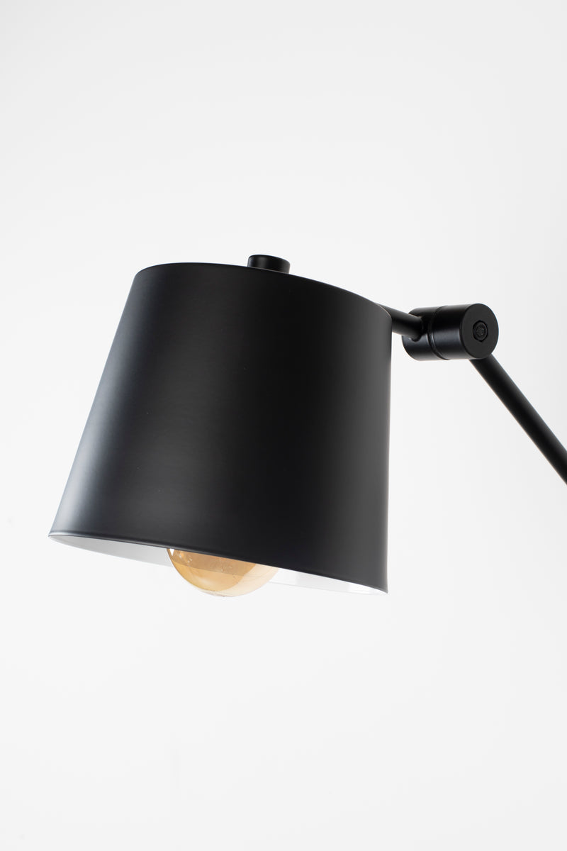 Wandlamp Fijne Er Iron Zwart 52.5x16x21 cm-Wandlampen-Creating Home
