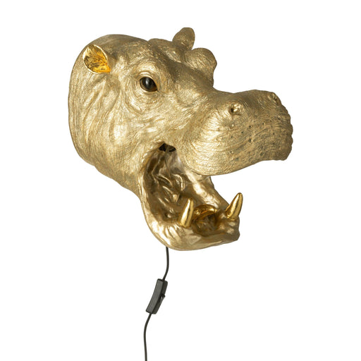 Wandlamp Goud Stone 23 cm 23x35x34 cm-Wandlampen-J-Line
