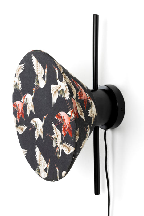 Wandlamp Jaylee Metaal Zwart 21x31 cm E27-Tafellampen-Creating Home