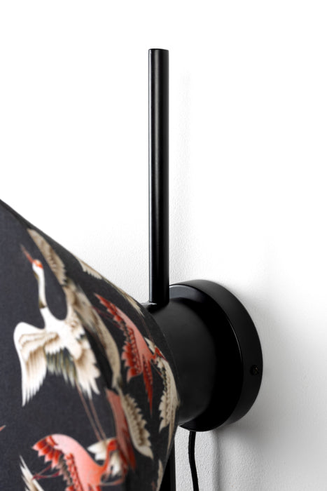 Wandlamp Jaylee Metaal Zwart 21x31 cm E27-Tafellampen-Creating Home