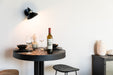 Wandlamp Jona Metaal Zwart Ø19.5x15 cm E27-Tafellampen-Creating Home