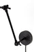 Wandlamp Knik Naar Iron Zwart 17x17x70 cm-Wandlampen-Creating Home