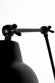 Wandlamp Knik Naar Iron Zwart 17x17x70 cm-Wandlampen-Creating Home