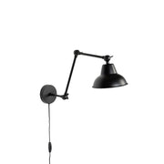 Wandlamp Knik Naar Iron Zwart 17x17x70 cm-Wandlampen-Creating Home