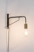 Wandlamp Lasse Draaiarm Iron Zwart 38x4x23.5 cm-Wandlampen-Creating Home