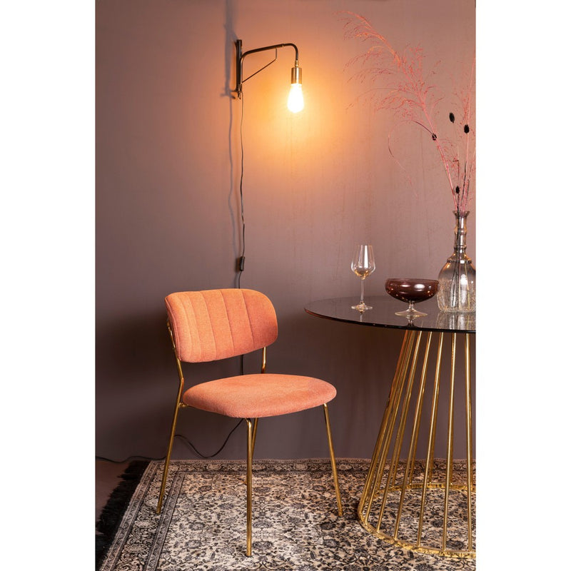 Wandlamp Lasse Draaiarm Iron Zwart 38x4x23.5 cm-Wandlampen-Creating Home