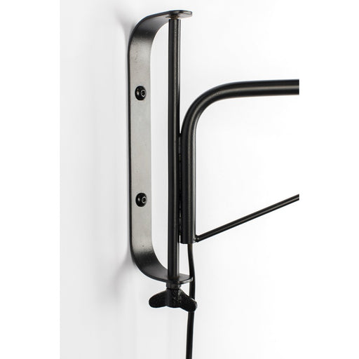 Wandlamp Lasse Metaal Zwart 38x4 cm E27-Tafellampen-Creating Home
