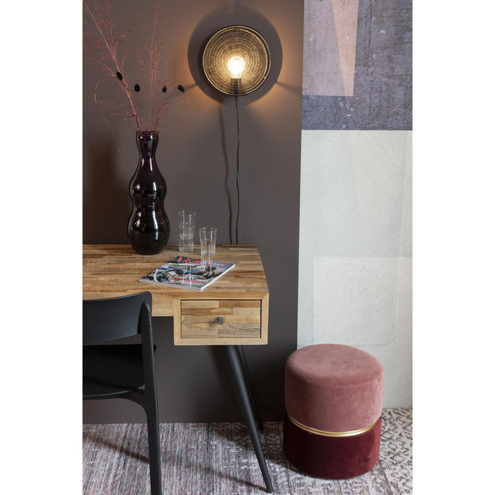 Wandlamp Lea Mooi Metal Zwart 25.5x25.5x11 cm-Wandlampen-Creating Home