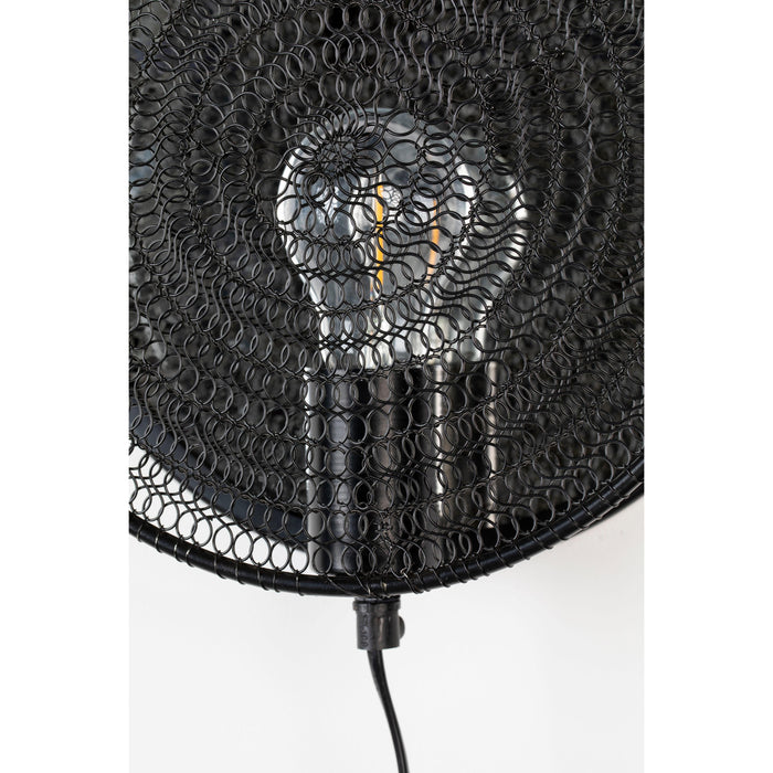 Wandlamp Lea Mooi Metal Zwart 25.5x25.5x11 cm-Wandlampen-Creating Home