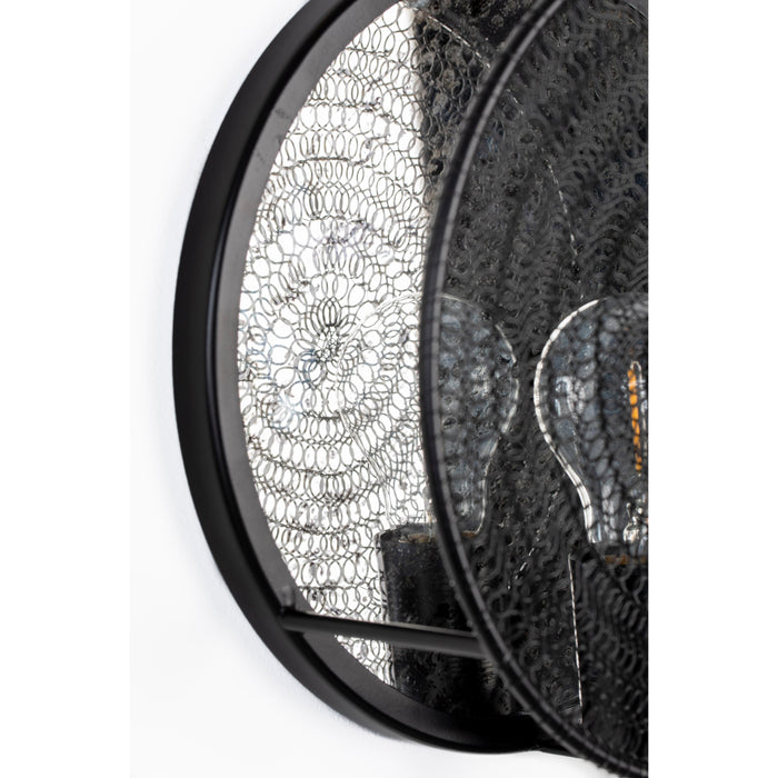 Wandlamp Lea Mooi Metal Zwart 25.5x25.5x11 cm-Wandlampen-Creating Home