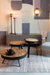 Wandlamp Lea Metaal Zwart Ø25.5x11 cm E27-Tafellampen-Creating Home