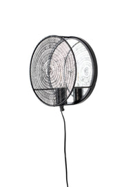 Wandlamp Lea Mooi Metal Zwart 25.5x25.5x11 cm-Wandlampen-Creating Home