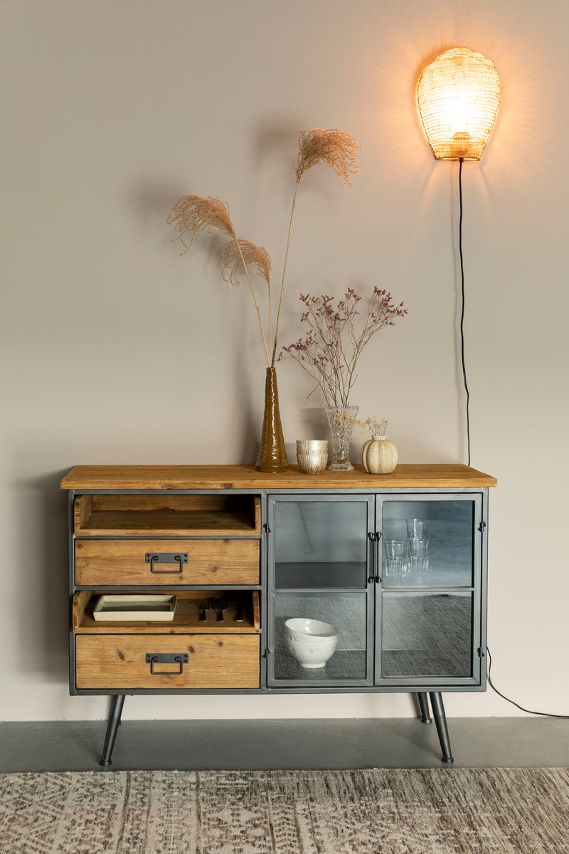 Wandlamp Lena Kun Metal Goud 31x24x12 cm-Wandlampen-Creating Home
