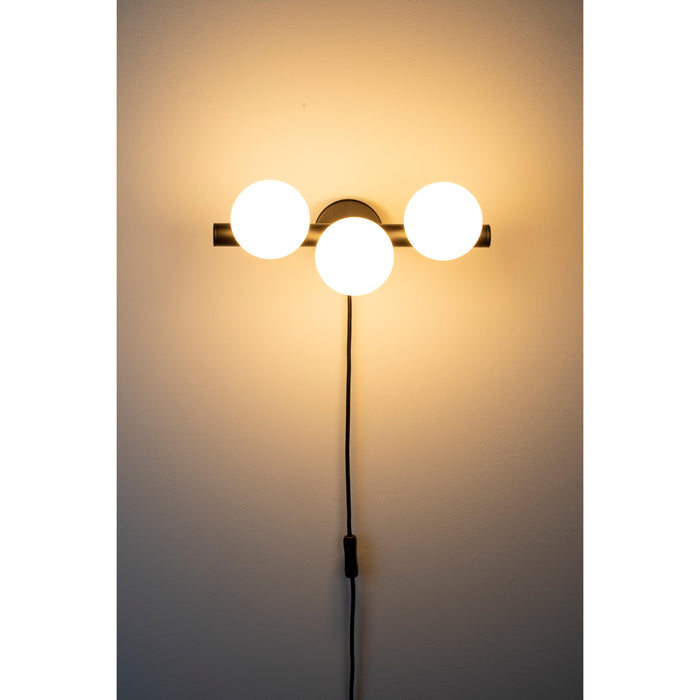 Wandlamp Monica Aanwinst Glass Wit 18.5x38x15 cm-Wandlampen-Creating Home